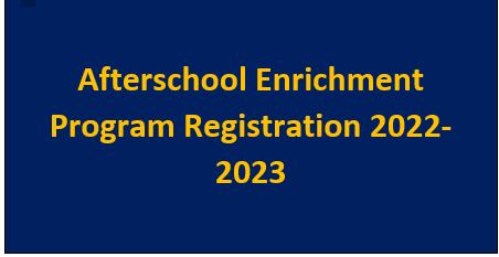  Afterschool Enrichment Registration